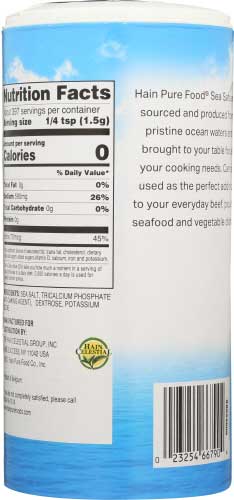 Hain Iodized Sea Salt Case | FoodServiceDirect