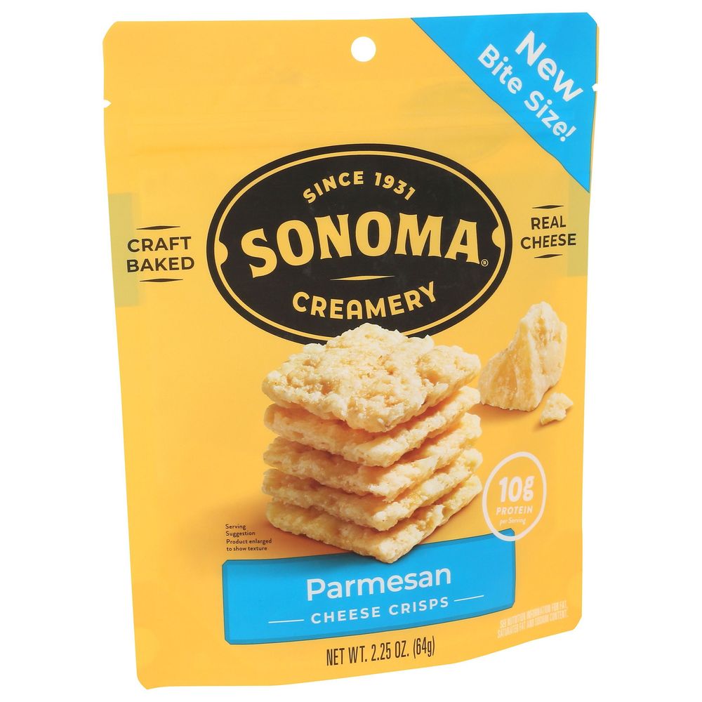 Sonoma Creamery Parmesan Cheddar Crisps, 2.25 Ounce -- 6 Per Case