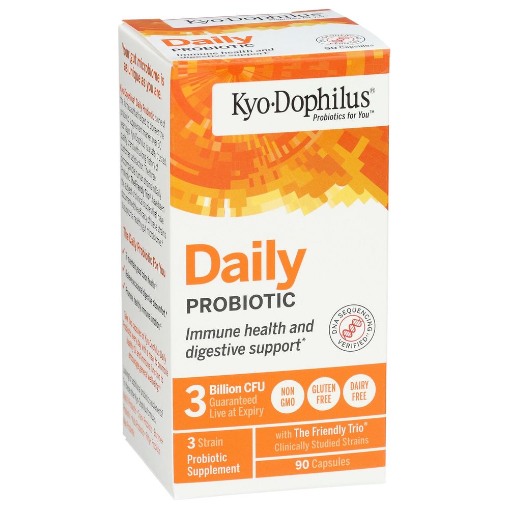 Kyolic Kyo Dophilus Probiotic Dietary Supplement Capsules, 90 Count