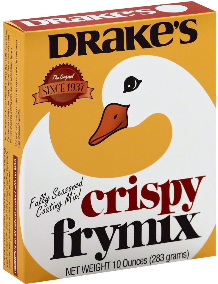Drake's Batter Crispy Fry Mix, 10 Ounce -- 6 Per Case