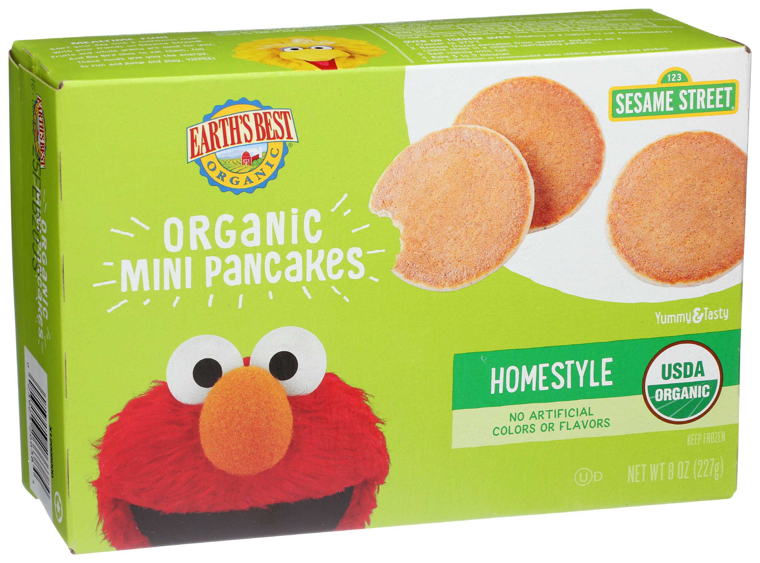 Earth's Best Organic Homestyle Mini Pancake, 8 Ounce -- 12 Per Case