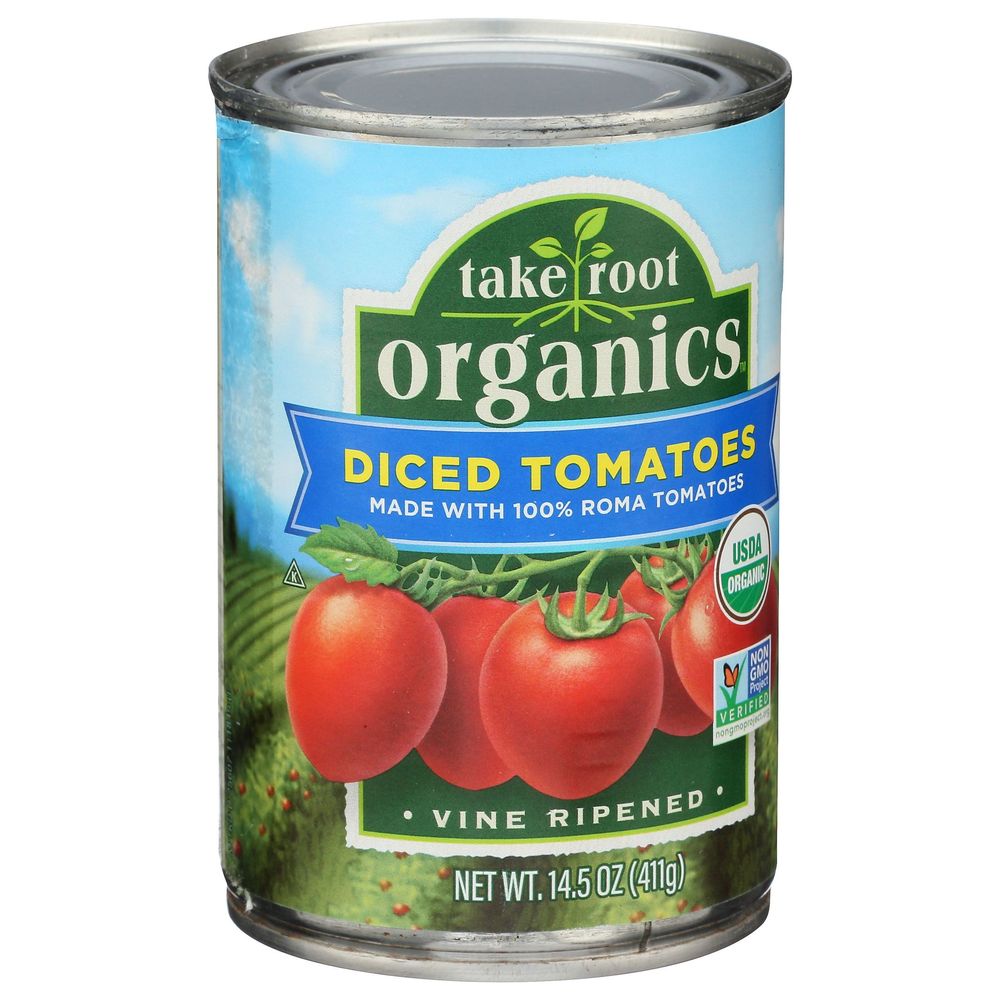 Take Root Organics Diced Tomatoes, 14.5 Ounce -- 12 Per Case