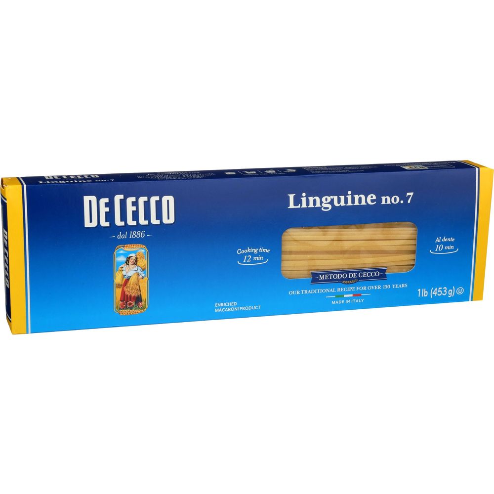 De Cecco No.7 Linguine Pasta, 16 Ounce -- 20 Per Case