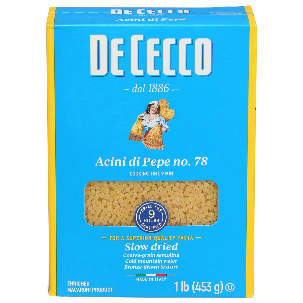De Cecco No.78 Ancini Di Pepe Pasta, 16 Ounce -- 20 per case