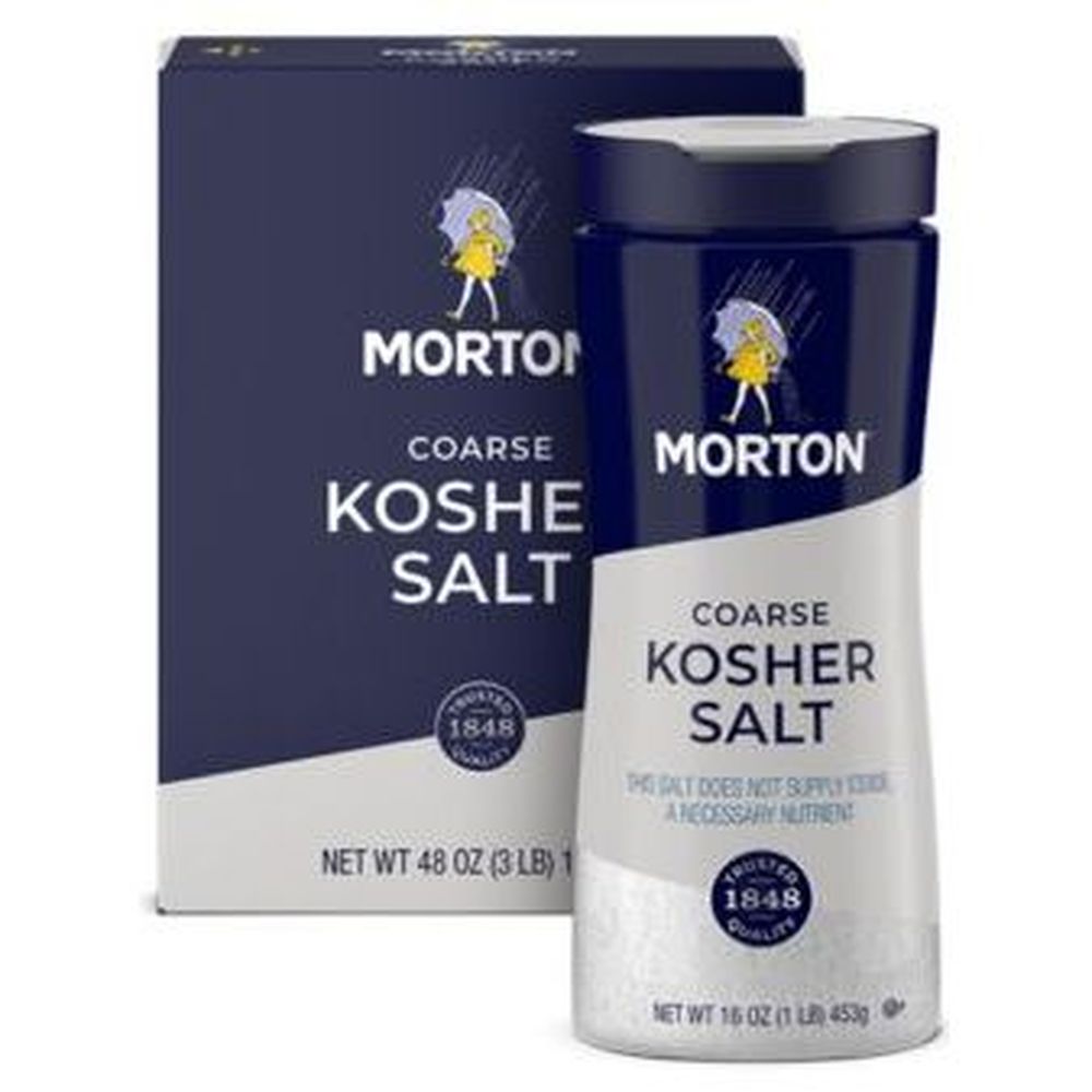 Morton Coarse Kosher Salt, 48 Ounce -- 12 Per Case