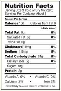 Calhoun Bend Mill Apple Crisp Mix, 8 Ounce -- 6 Per Case