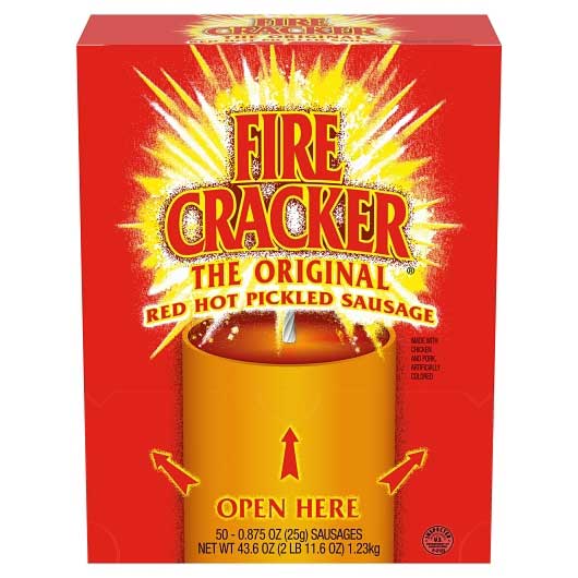 Penrose Pickled Sausage Firecracker, 0.87 Ounce, 50 Count -- 2 Per Case