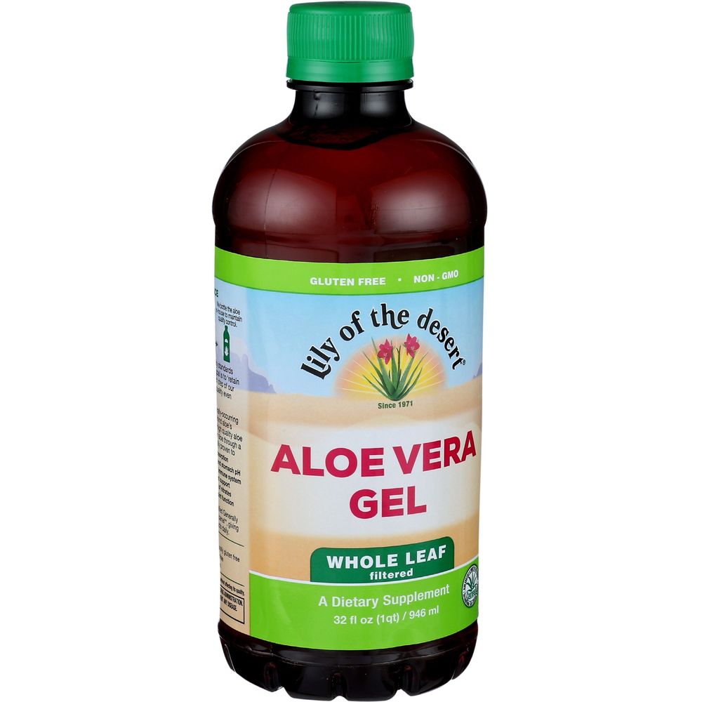 Lily Of The Desert Whole Leaf Aloe Vera Gel, 32 Ounce -- 3 Per Case