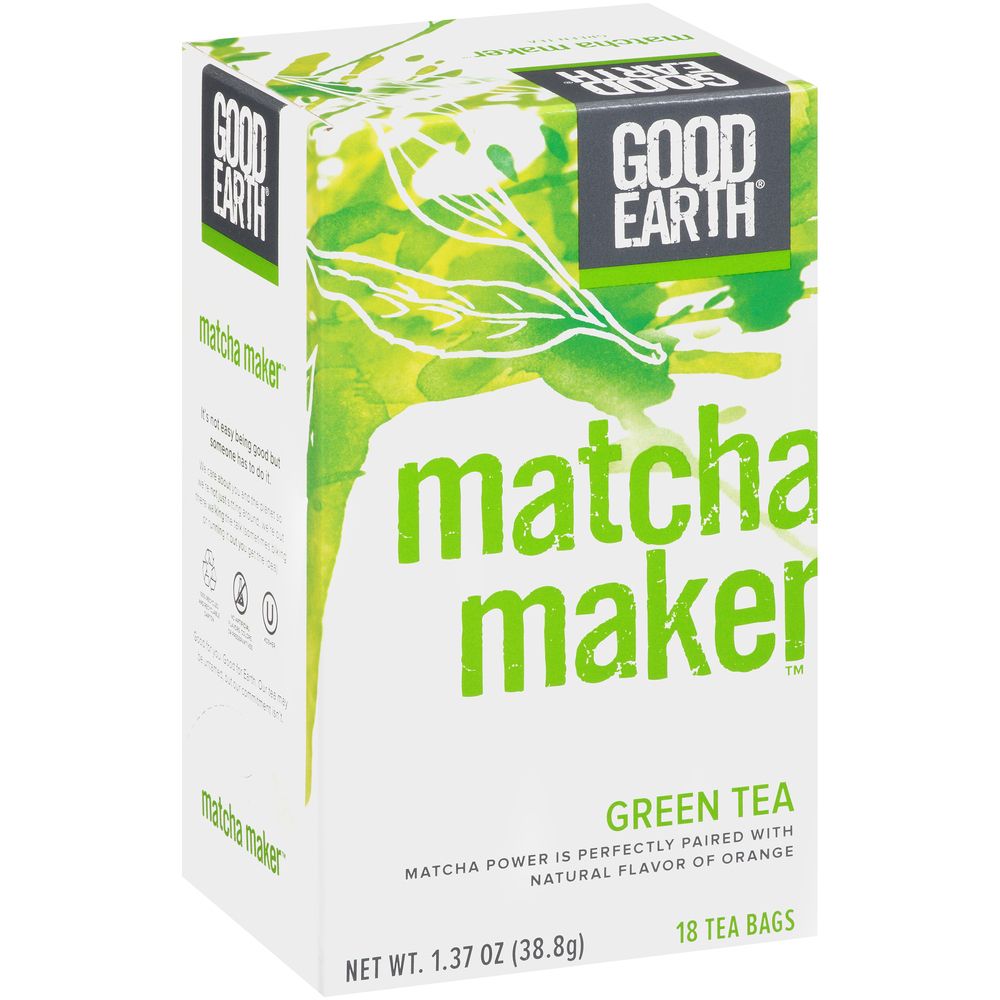 Good Earth Sweet And Spicy Matcha Green Tea, 18 Count -- 6 Per Case