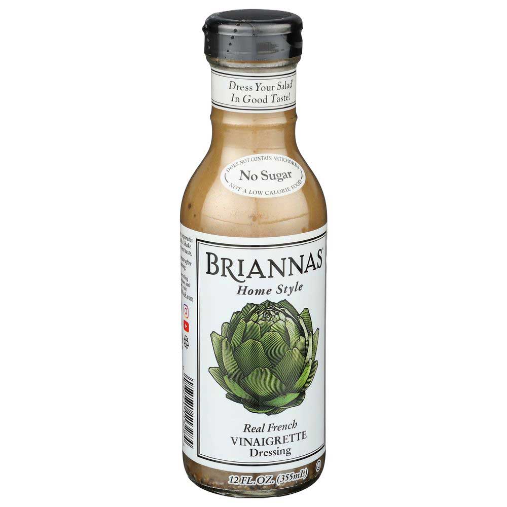 Brianna's Real French Vinaigrette Salad Dressing, 12 Ounce -- 6 Per Case
