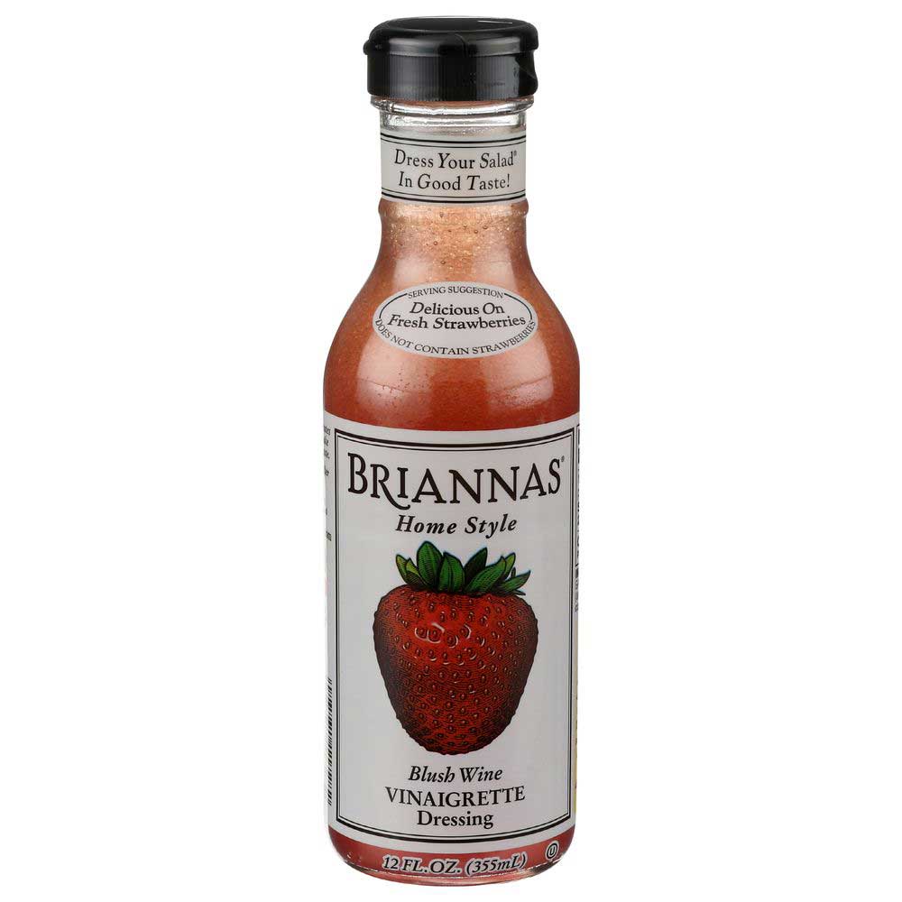 Briannas Blush Wine Vinaigrette Dressing Case FoodServiceDirect