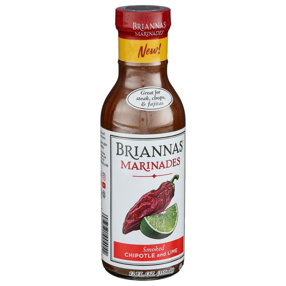 Brianna's Smoked Chipotle And Lime Marinades, 12 Fluid Ounce -- 6 Per Case