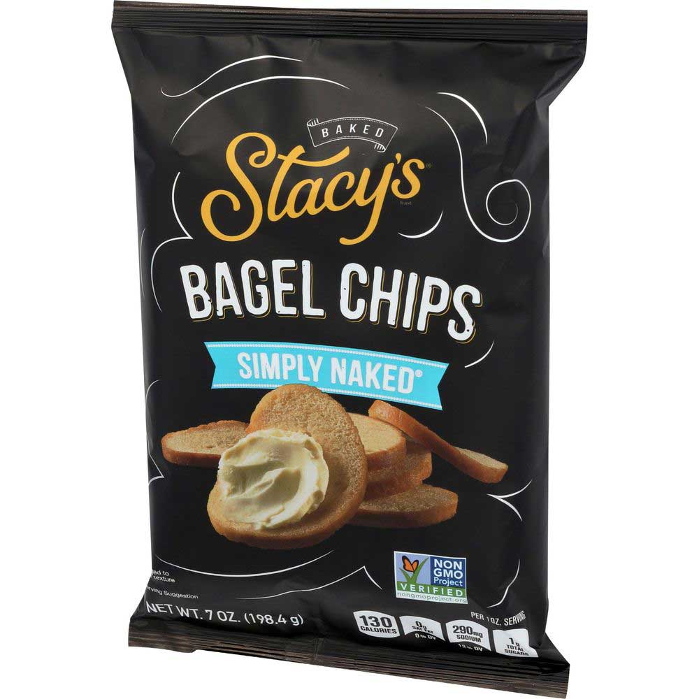 Stacy's Simply Naked Bagel Chips, 7 Ounce -- 12 Per Case