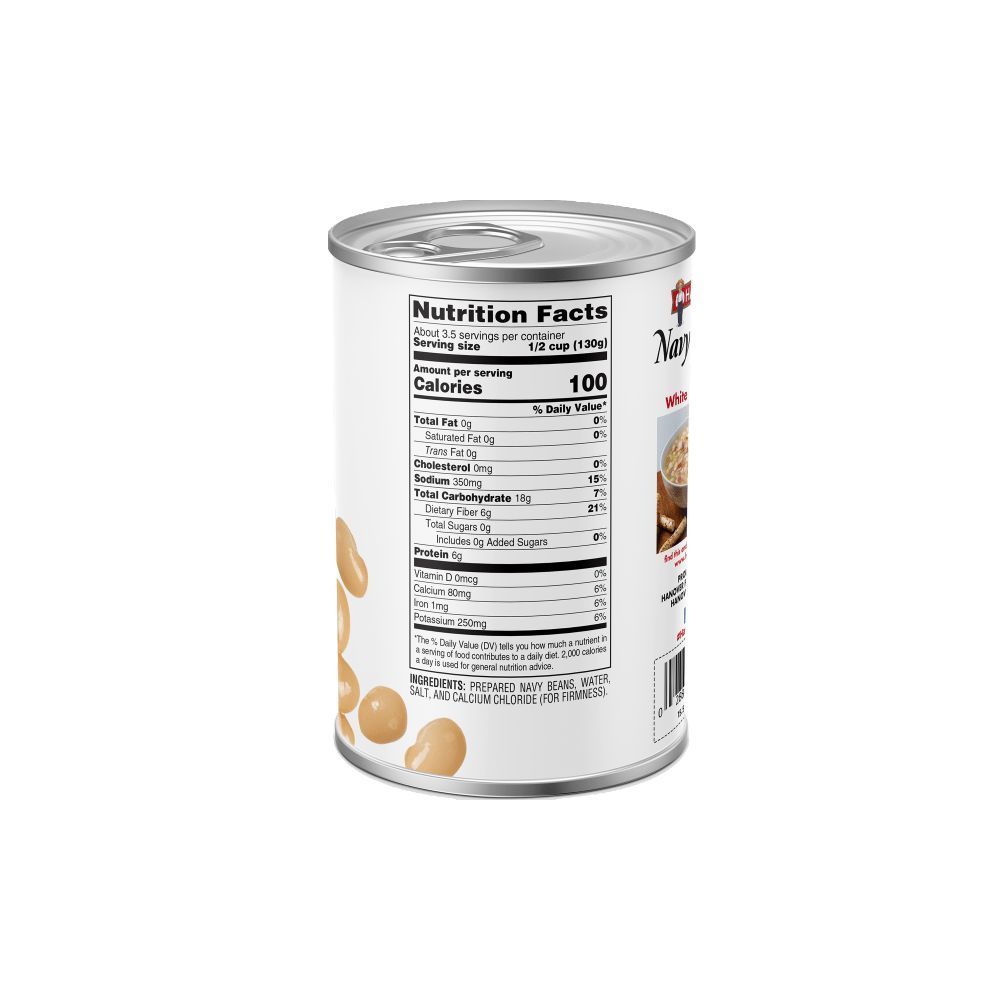 Hanover Navy Beans, 15.5 Ounce -- 24 Per Case