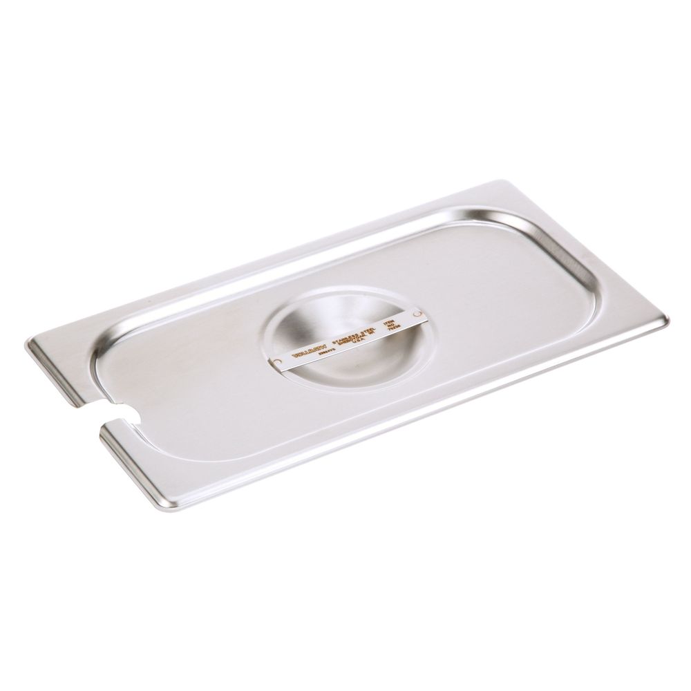 Vollrath 75230 Super Pan V Stainless Steel Third Size Slotted Cover, 12.796 X 6.93 X 1.003 Inch Overall
