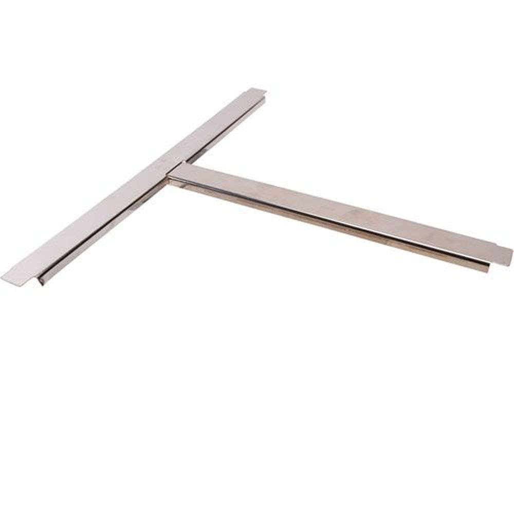 Vollrath 56680 T Shaped Stainless Steel Steam Table Pan Adaptor Bar, 12.75 X 10.75 X 0.312 Inch