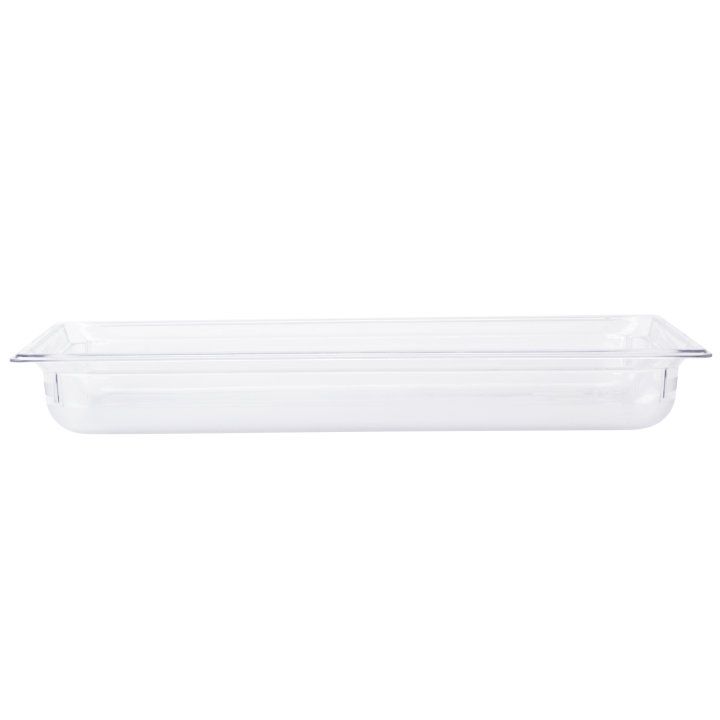 Vollrath Super Pan Clear Low Temperature Plastic Pan, 65 Millimeter -- 6 Per Case
