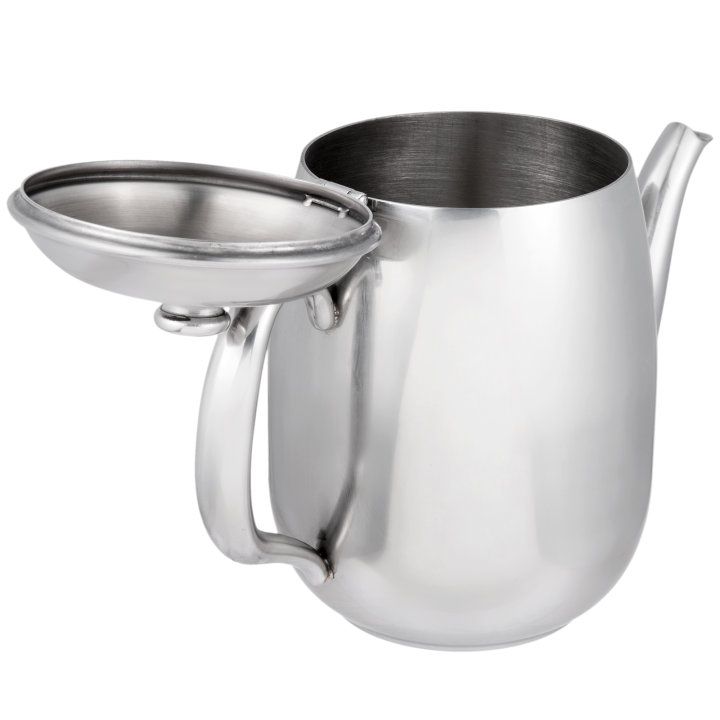Vollrath Coffee Service, Orion, 18-8 Stainless Steel,coffee Pot,capacity 68 Ounce