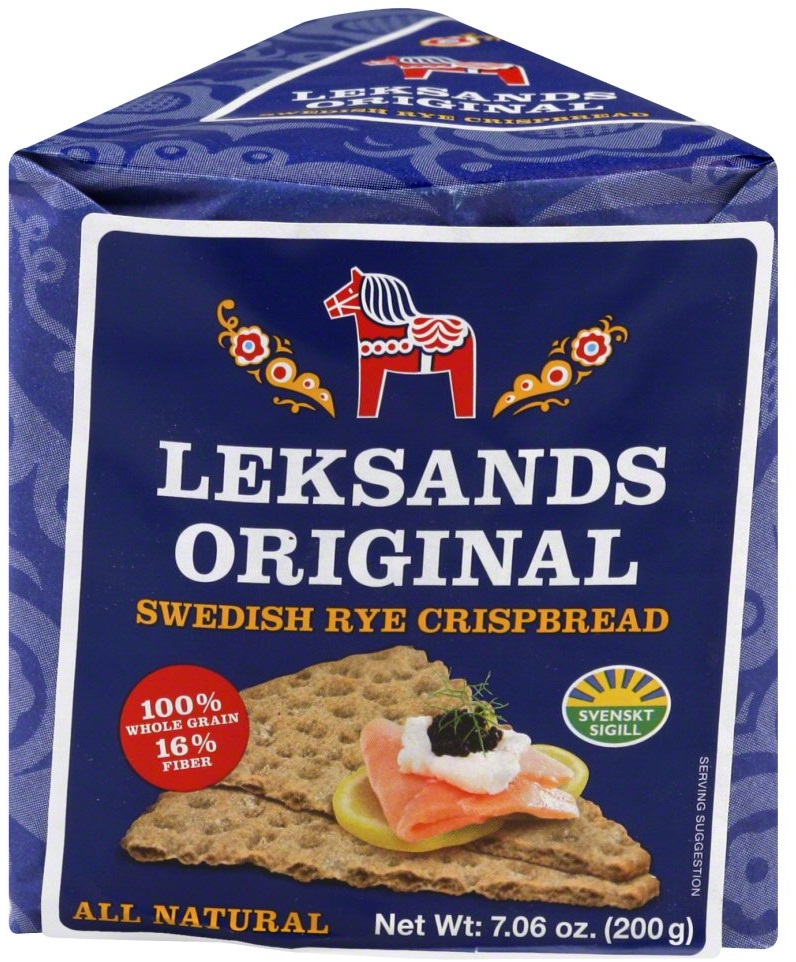 Leksands Triangle Swedish Crispbread, 7.06 Ounce -- 12 Per Case