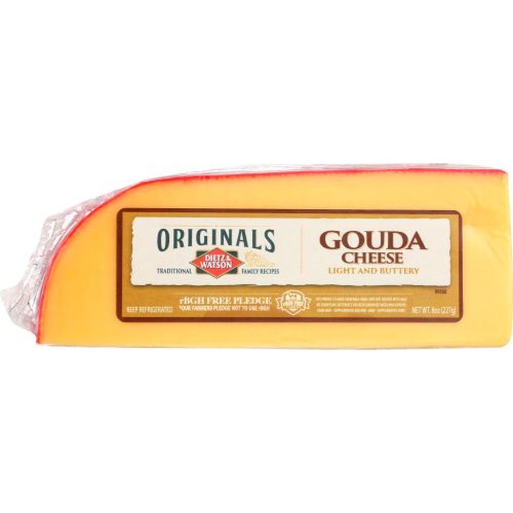 Dietz And Watson Cake Cut Gouda Cheese, 6 Pound -- 12 Per Case