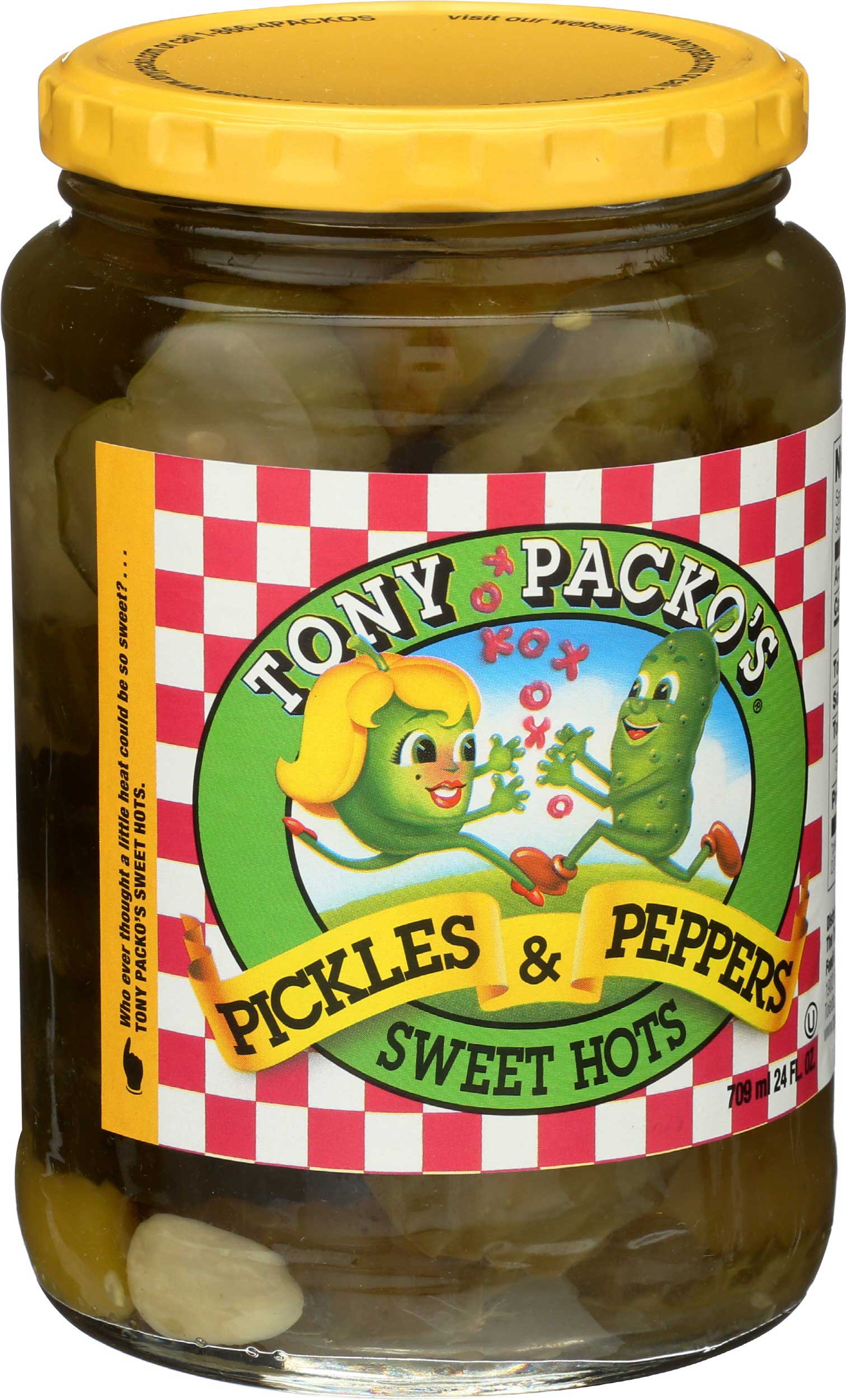 Tony Packo's Sweet Hot Pickles And Peppers, 24 Ounce -- 12 Per Case