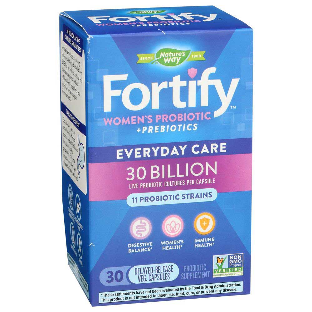 Natures Way Fortify Womens 30 Billion Probiotic Veggie Capsule - 30 count per pack