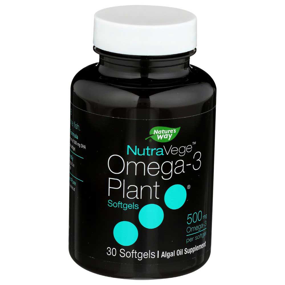 Natures Way Nutravege Omega 3 Plant Softgel - 30 count per pack