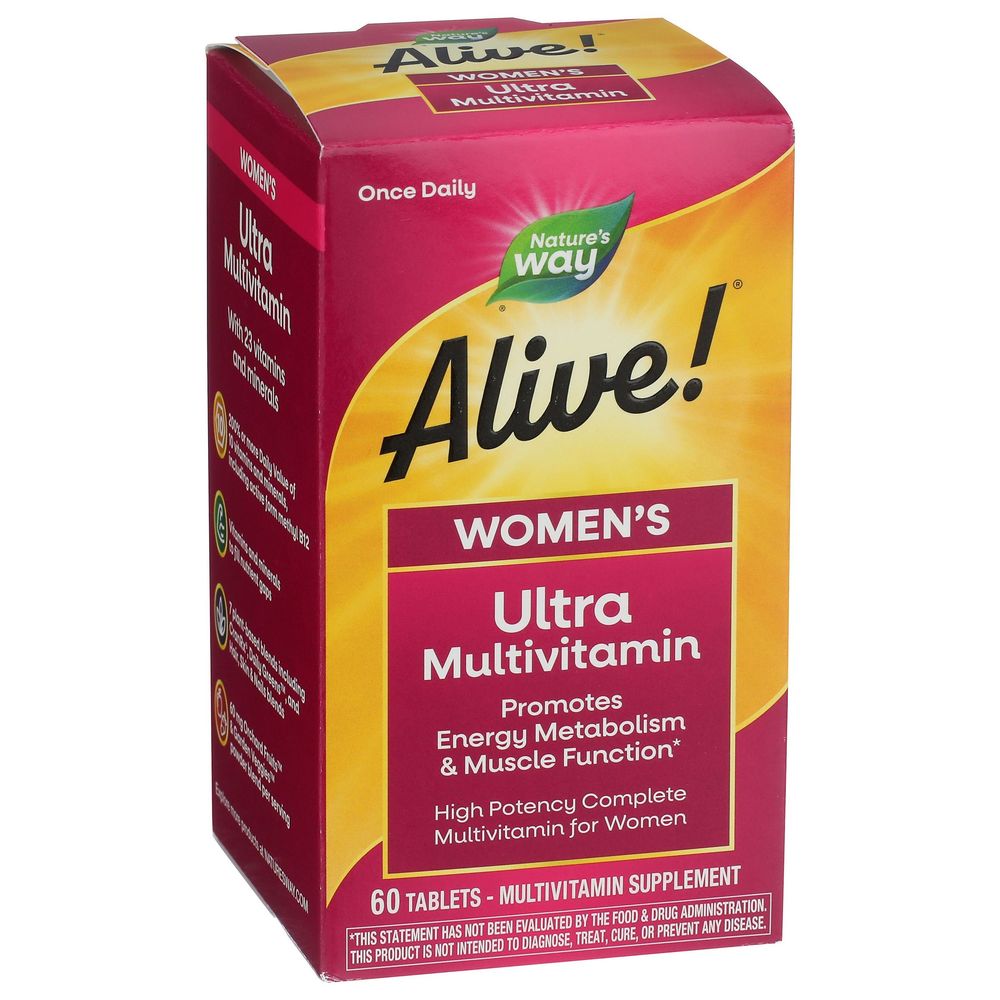 Natures Way Alive Womens Ultra Multivitamin Tablet , 60 count
