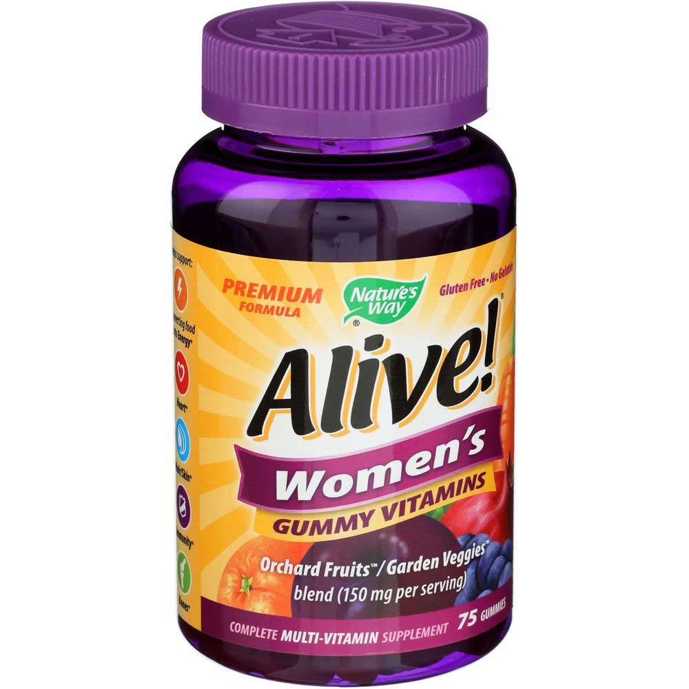 Natures Way Alive Womens Multi Vitamin Gummy - 75 count per pack