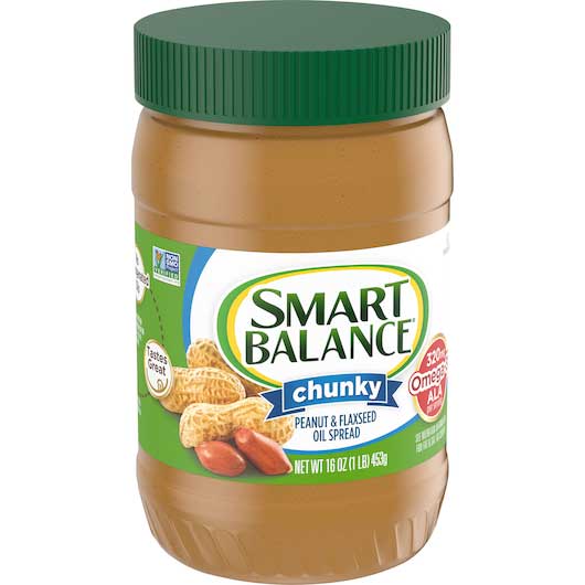 Smart Balance Rich Roast Chunky Peanut Butter, 16 Ounce -- 12 Per Case