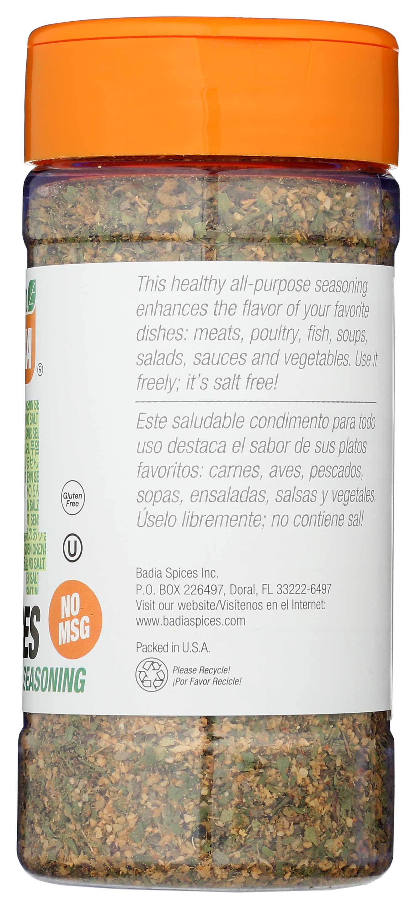 Badia All Purpose 14 Spices Seasoning, 4.25 Ounce -- 6 per case