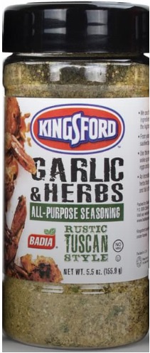Kingsford Garlic Herb All Purpose Seasoning, 5.5 Ounce -- 6 Per Case