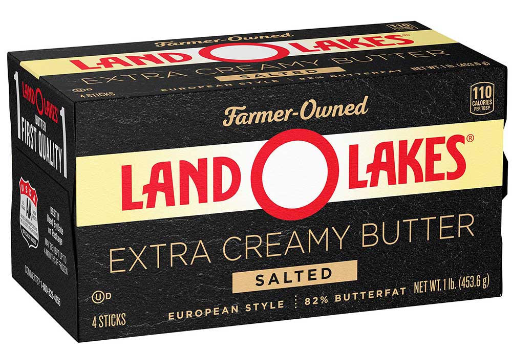 Land O Lakes Extra Creamy Salted Butter, 1 Pound -- 18 per case