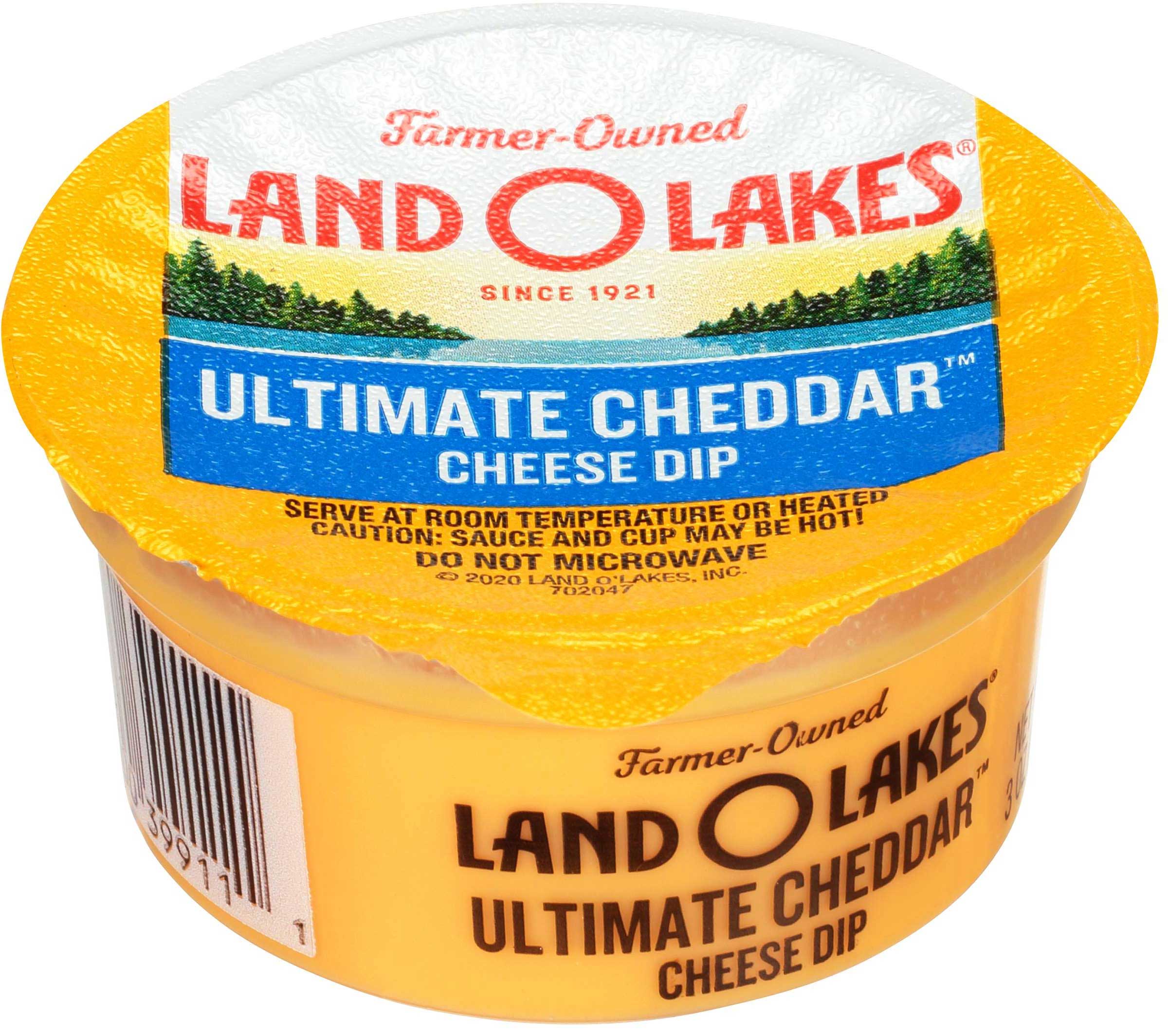 Land O Lakes Ultimate Cheddar Cheese Dip Cups Case FoodServiceDirect