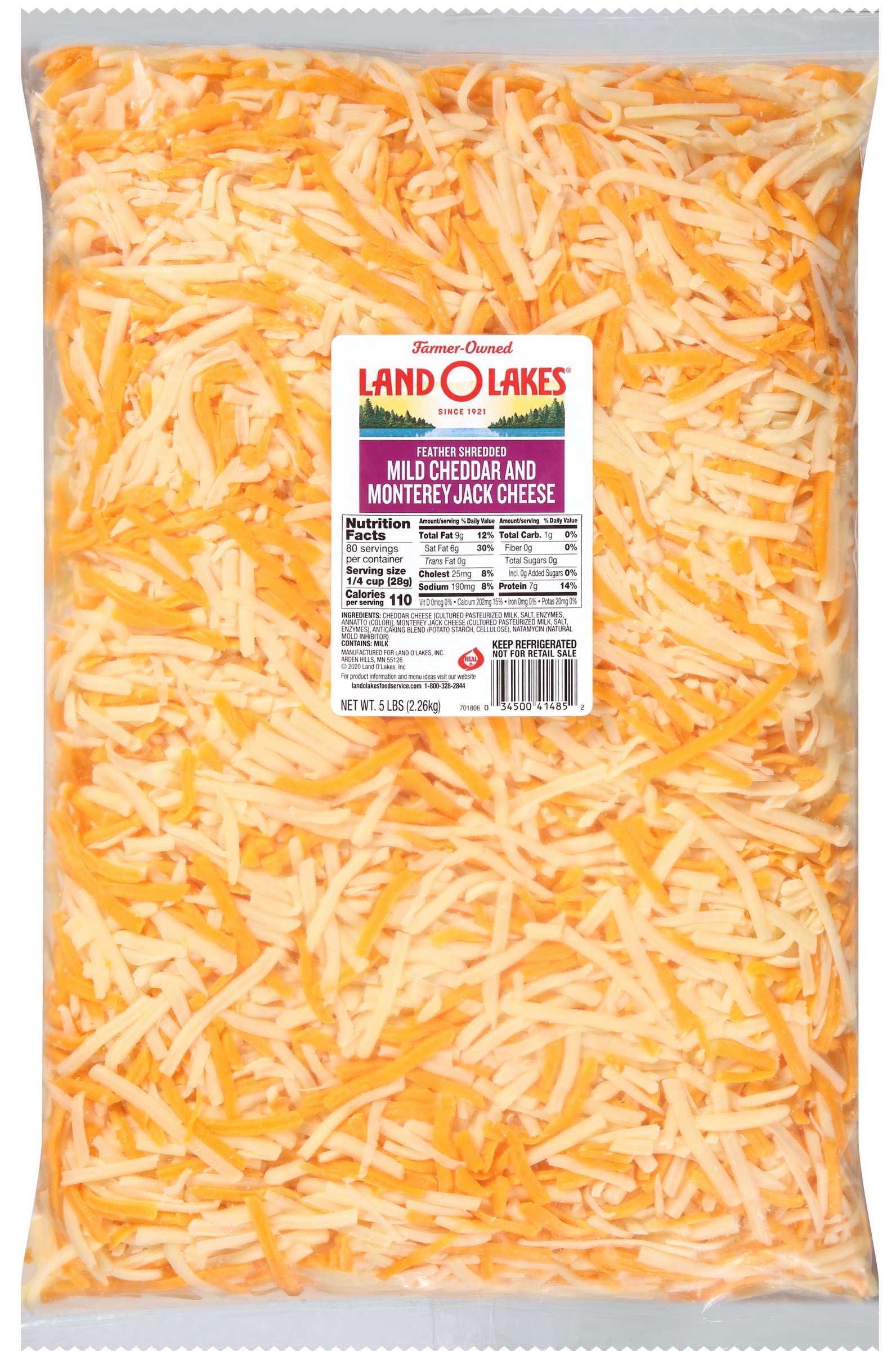 Land O Lakes Feather Shredded Mild Cheddar and Monterey Jack