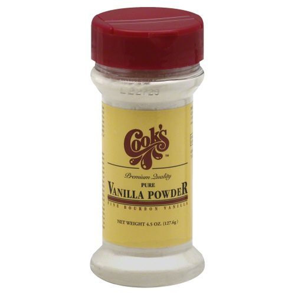 Cooks Pure Vanilla Powder, 4.5 Ounce -- 6 Per Case