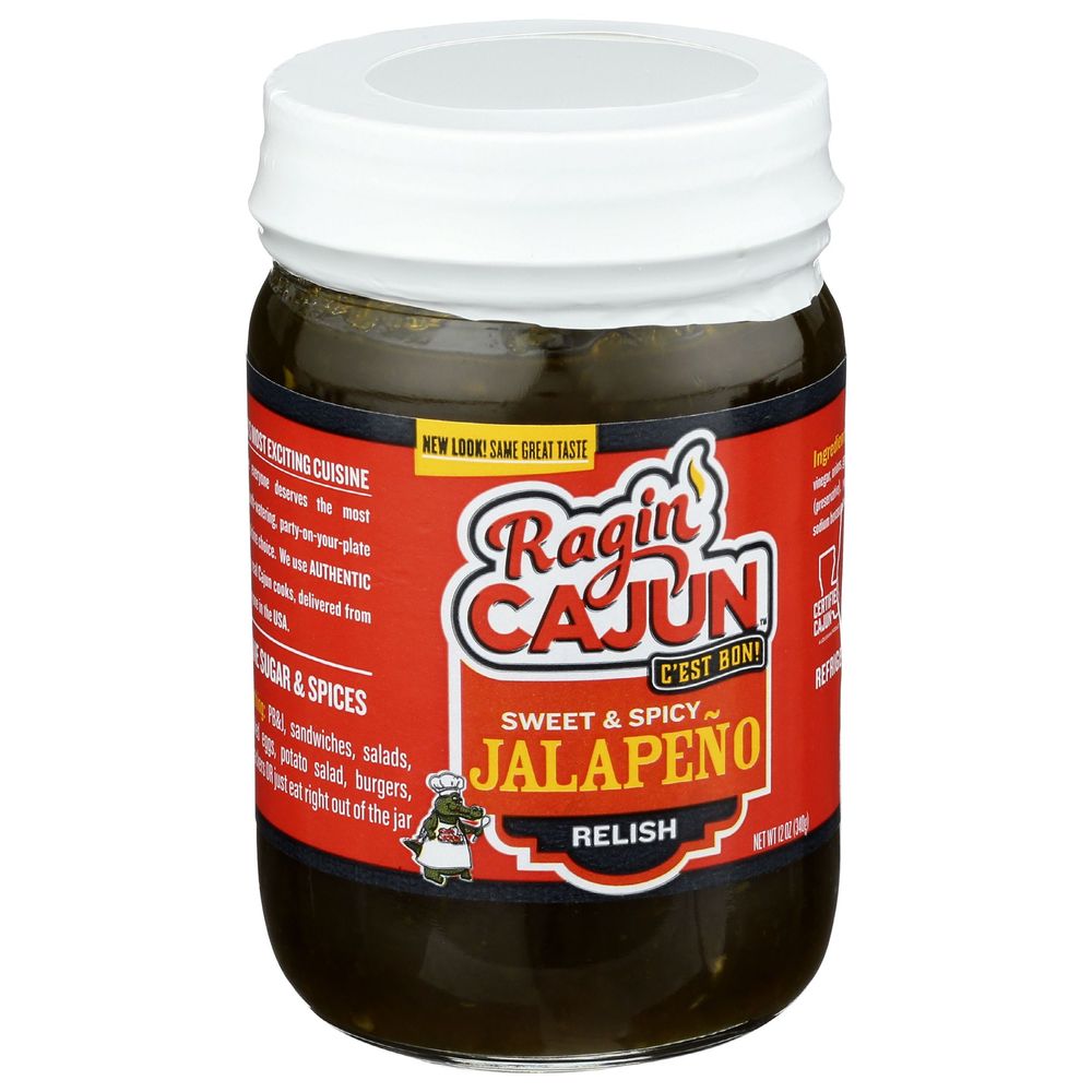 Ragin Cajun Spicy Sweet Jalapeno Relish, 12 Ounce -- 12 Per Case