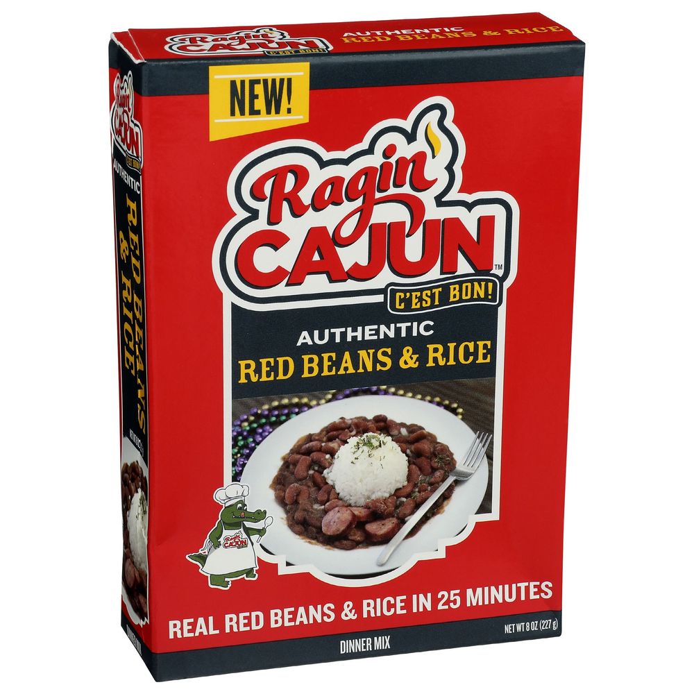Ragin Cajun Authentic Red Beans And Rice, 8 Ounce -- 6 Per Case