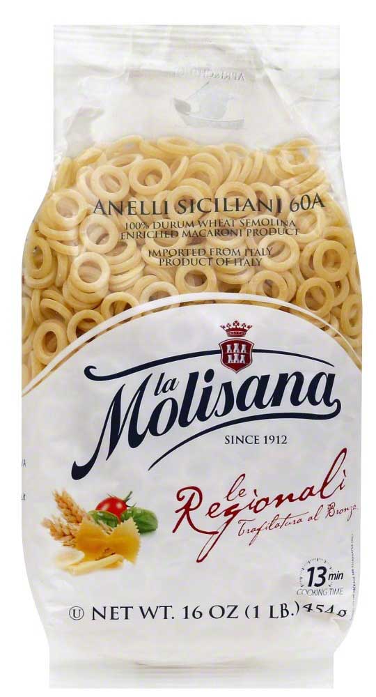 La Molisana Anelli Siciliani Pasta, 16 Ounce -- 20 Per Case
