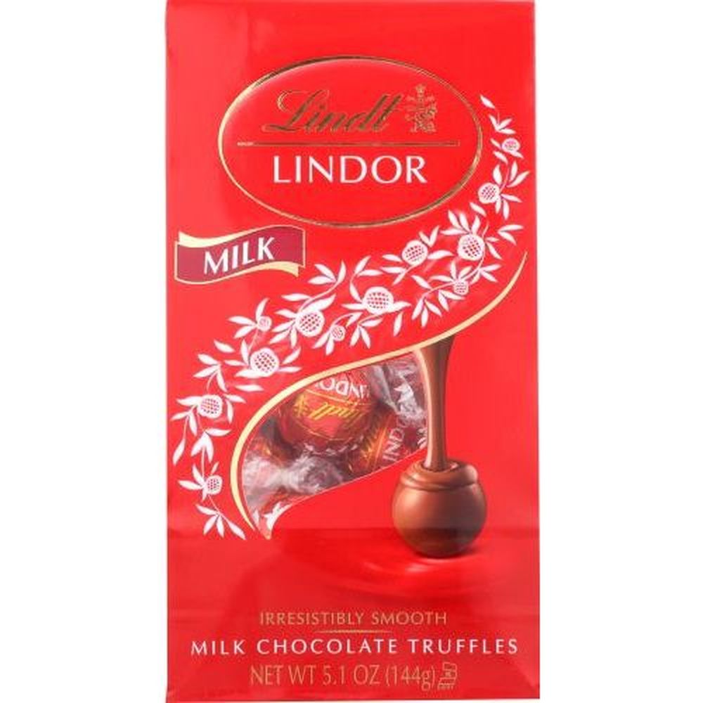 Lindt Lindor Milk Chocolate Truffles, 5.1 Ounce -- 6 Per Case