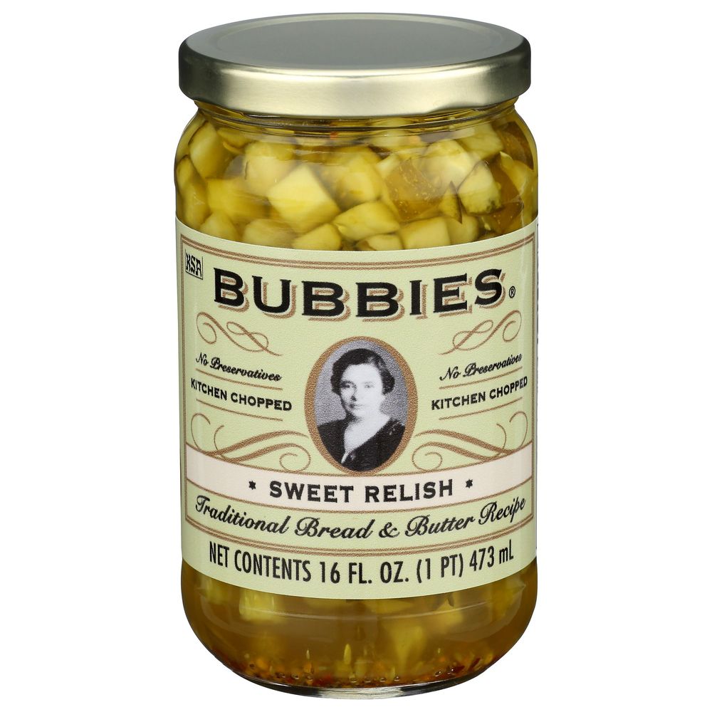 Bubbies Sweet Relish, 16 Fluid Ounce -- 6 Per Case