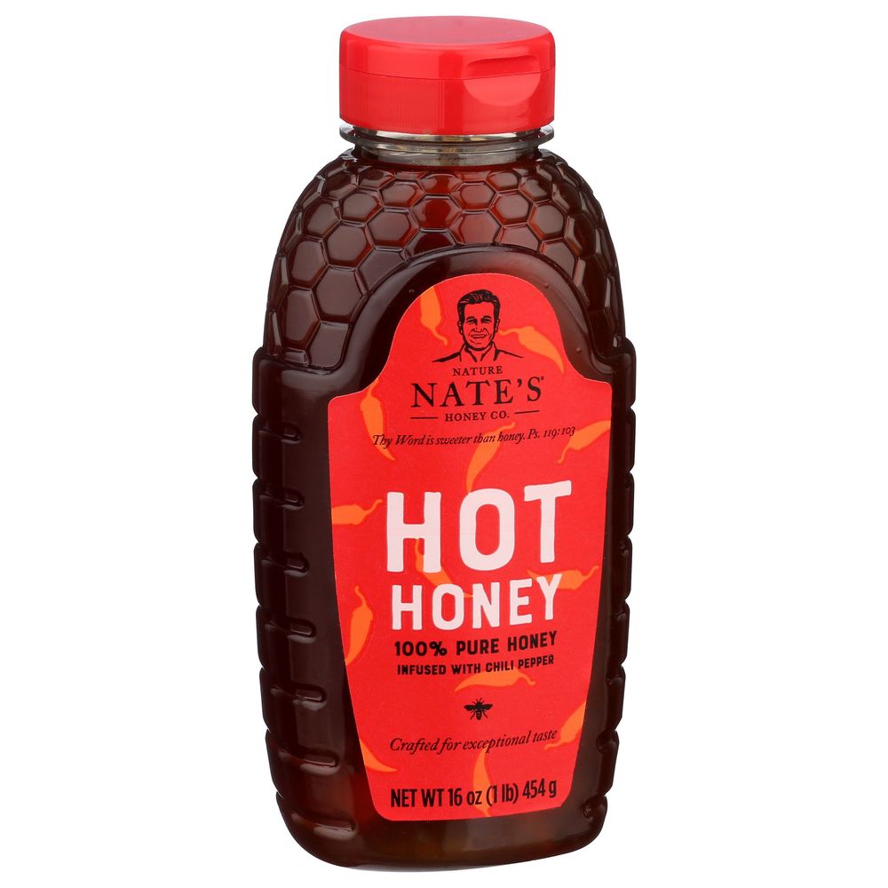 Nature Nate's Hot Honey, 16 Ounce -- 6 Per Case