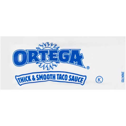 Ortega Taco Sauce, .33 Ounce -- 500 per case.