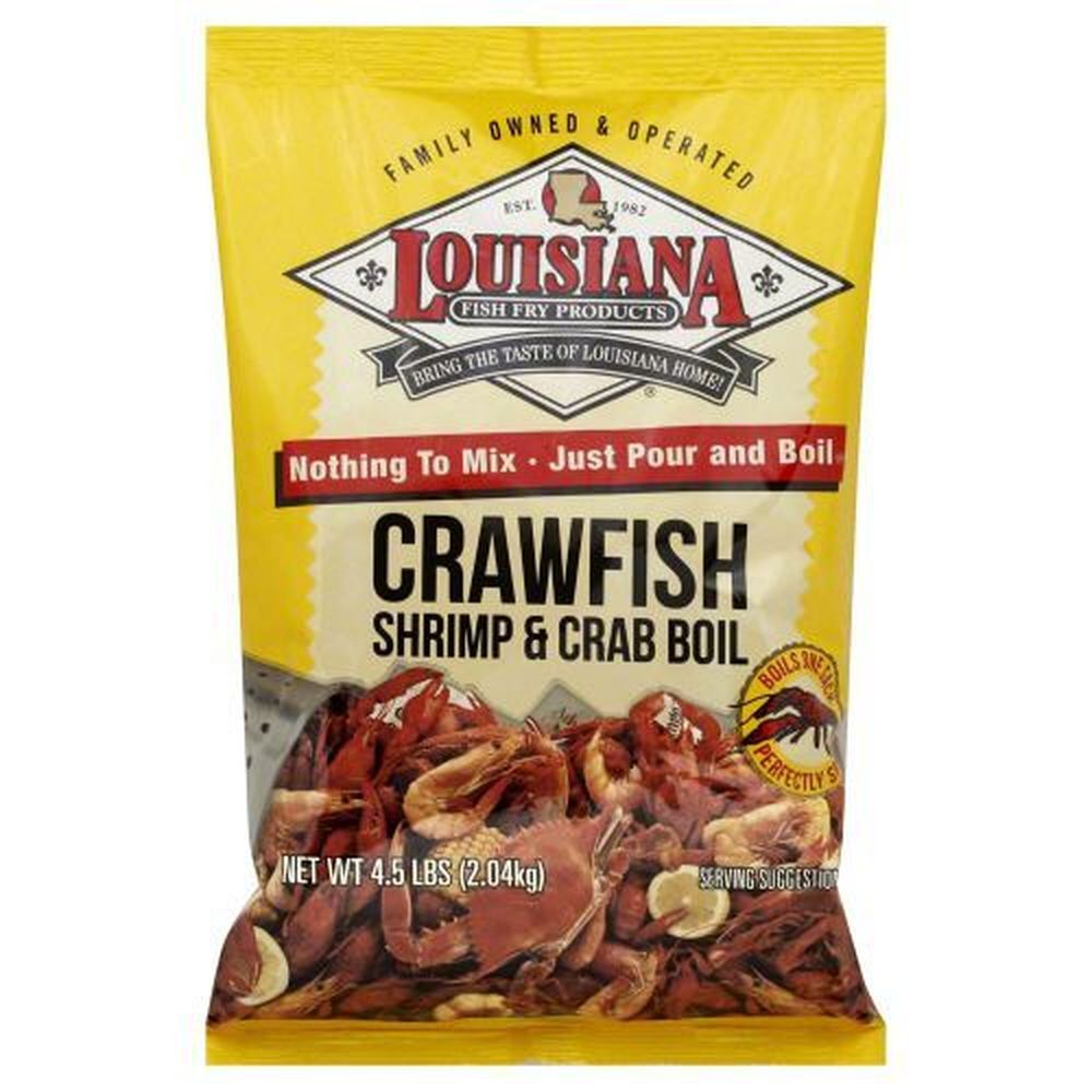 Louisiana Fish Fry Crawfish Shrimp And Crab Boil Mix, 4.5 Pound -- 6 Per Case