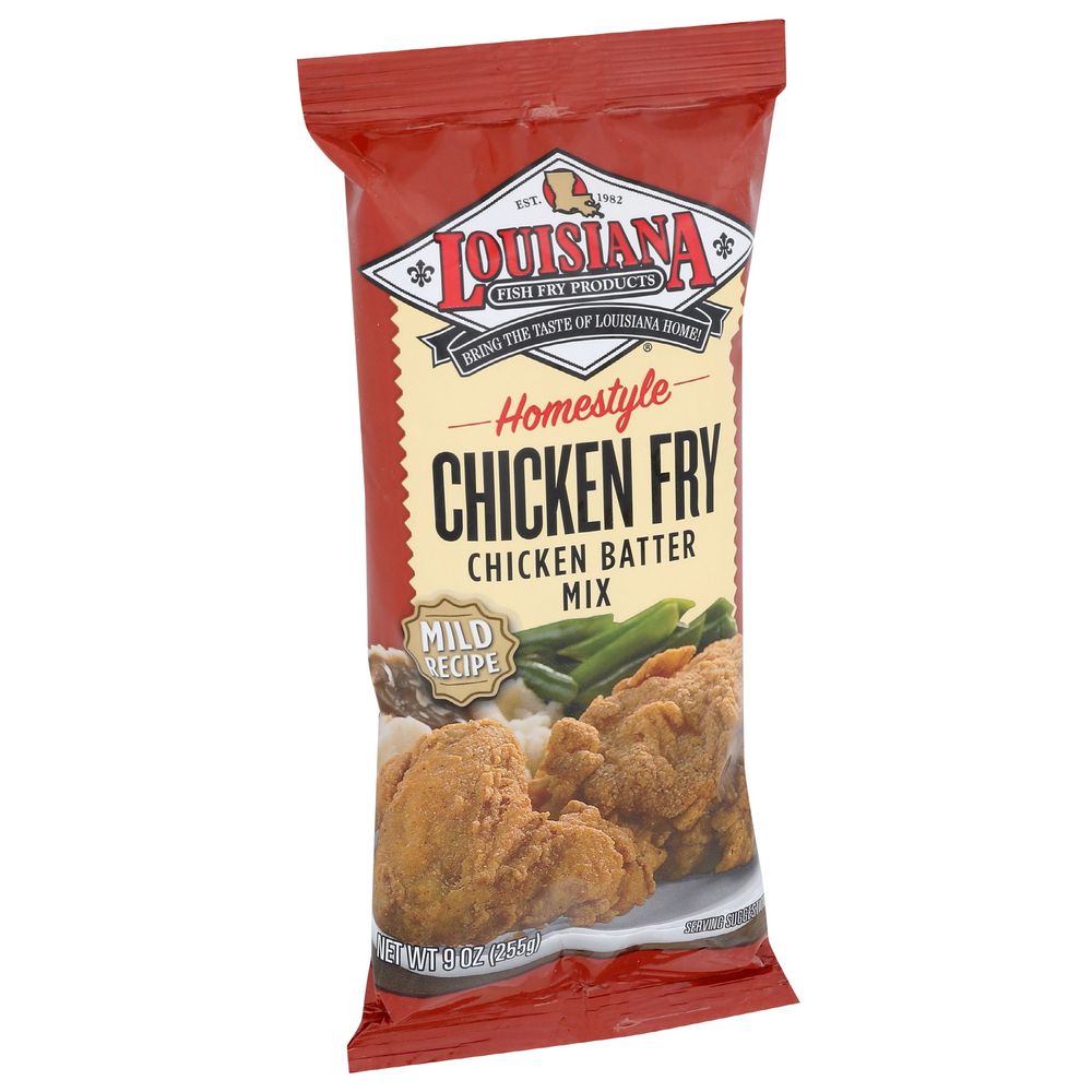 Louisiana Fish Fry Homestyle Chicken Fry Batter Mix, 9 Ounce -- 12 per case