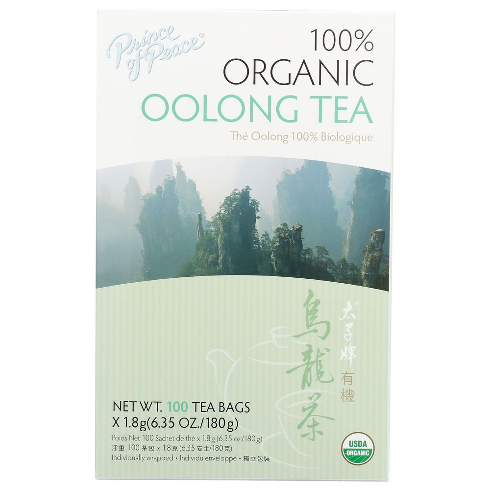 Prince Of Peace Organic Oolong Tea, 100 Count -- 6 Per Case