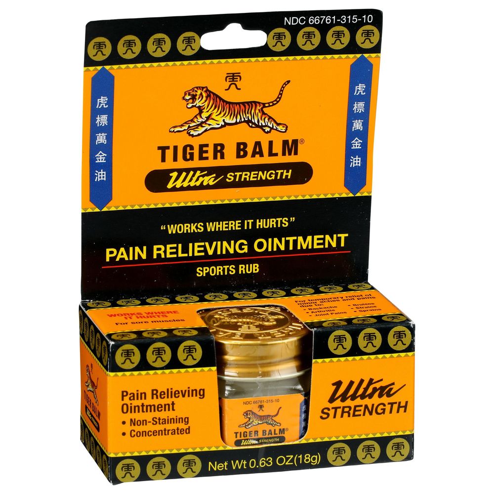 Tiger Balm Sport Rub Ultra Strength Pain Relieving Ointment, 0.63 Ounce -- 6 Per Case