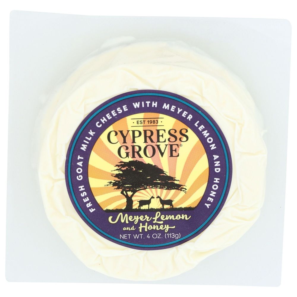 Cypress Grove Meyer Lemon And Honey Cheese, 4 Ounce -- 12 Per Case