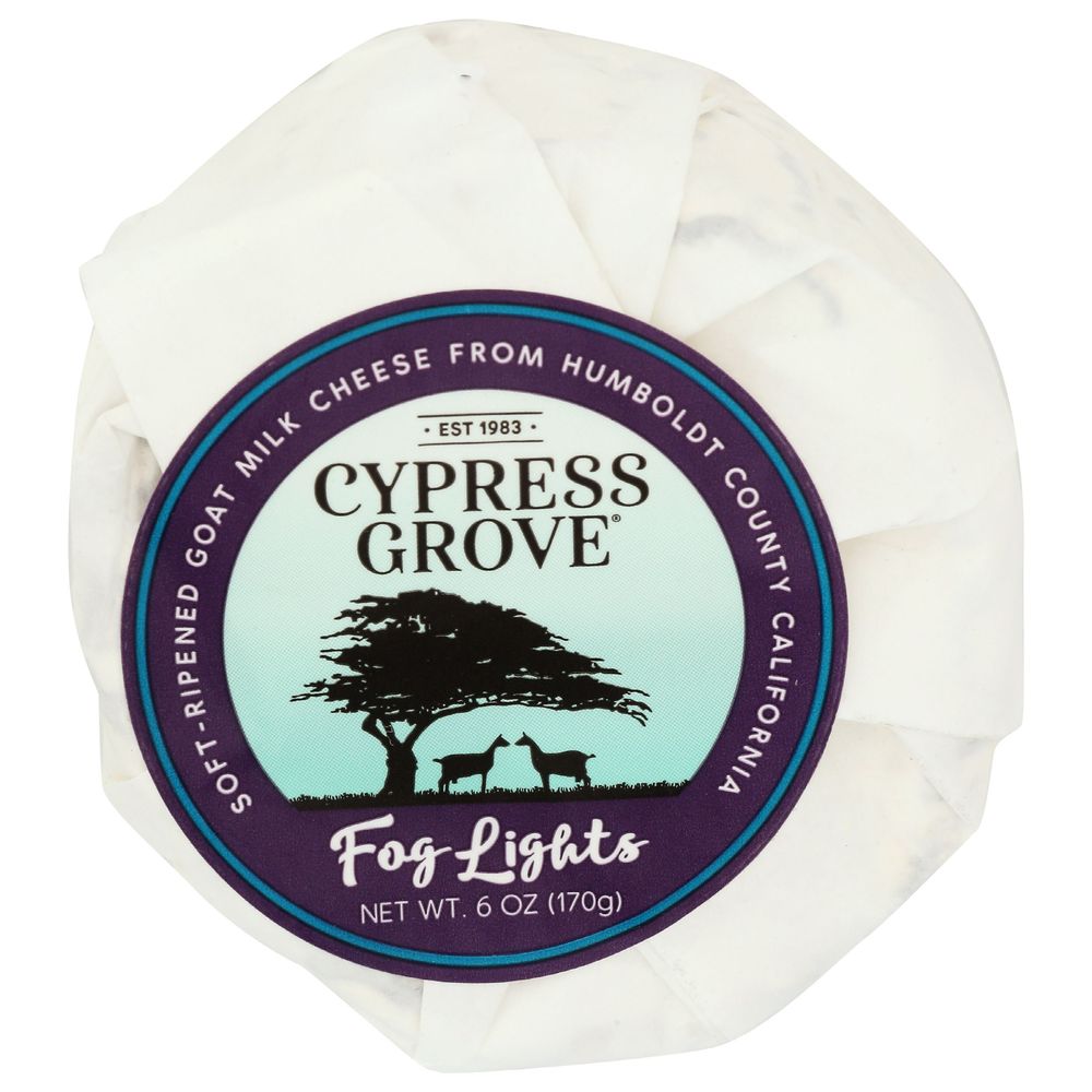 Cypress Grove Fog Lights Goat Milk Cheese, 6 Ounce -- 6 Per Case