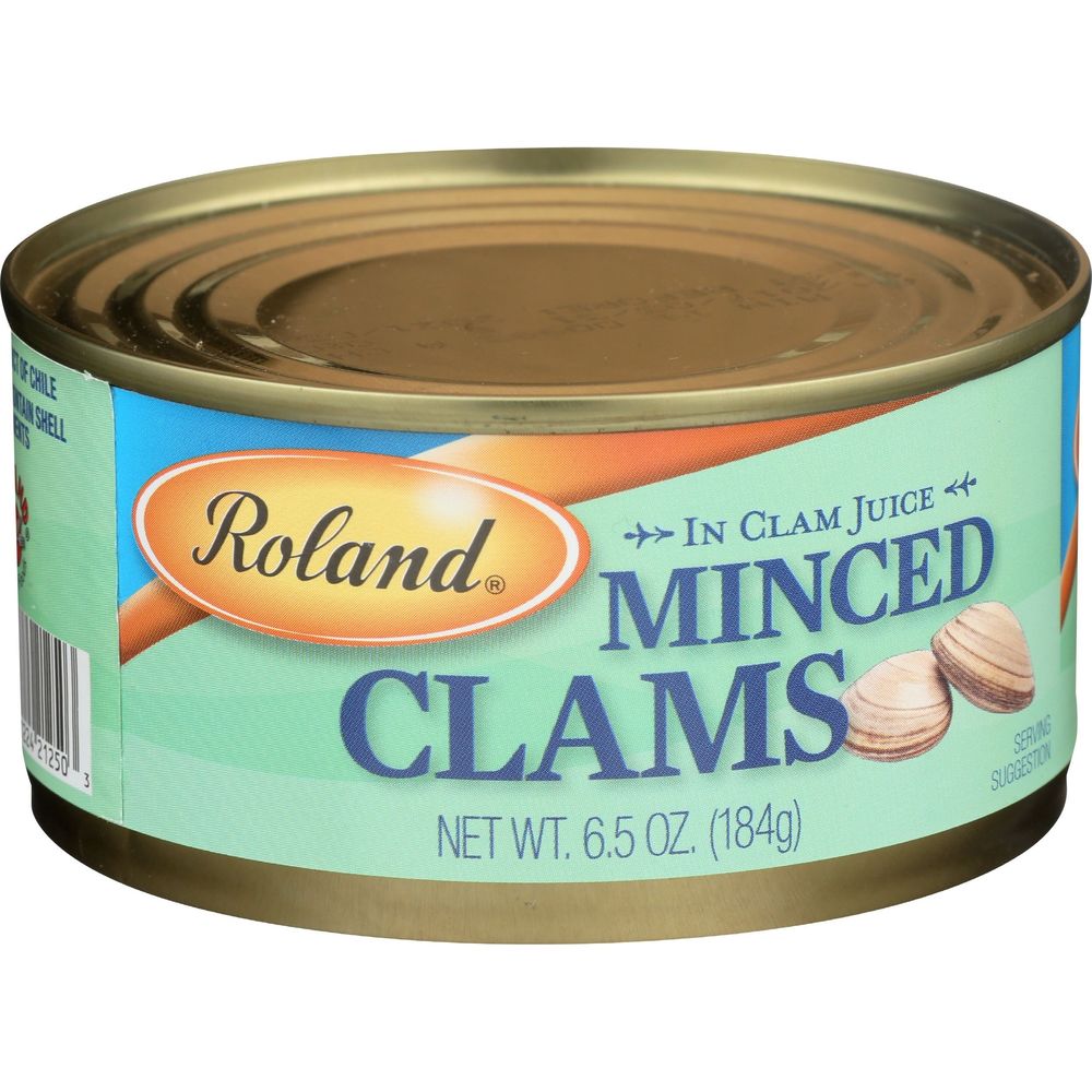 Roland Minced Clams In Clam Juice, 6.5 Ounce -- 12 Per Case